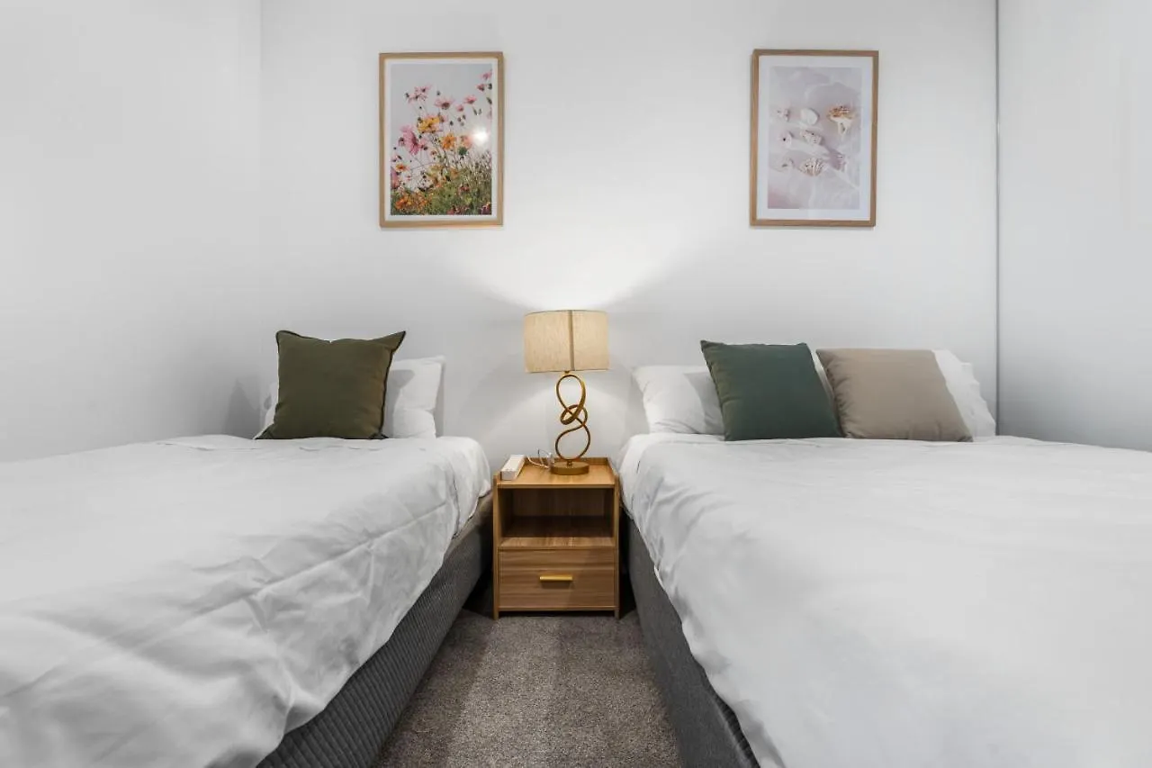 The Haven - Brand New Riverview 2Br With Parking Pool Gym At Surfers Paradise ゴールドコースト アパート