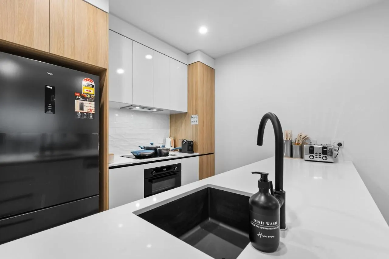 The Haven - Brand New Riverview 2Br With Parking Pool Gym At Surfers Paradise ゴールドコースト 0*,